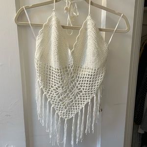 Dreamers Crochet Halter Top